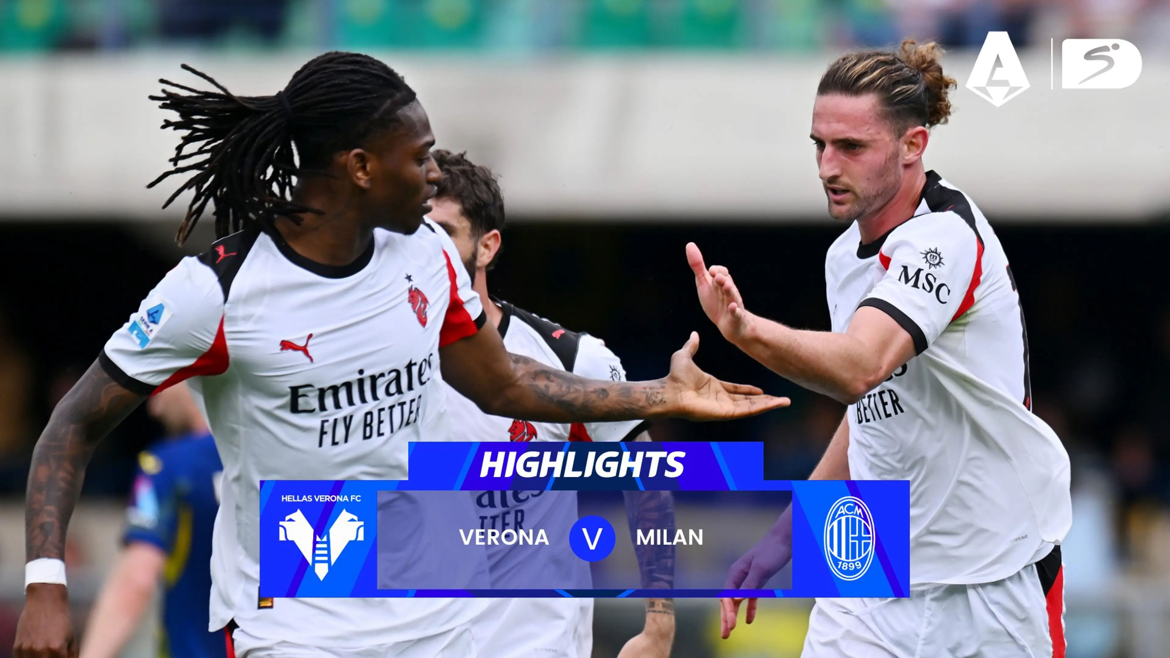 Verona v AC Milan | Match Highlights | Italian Serie A