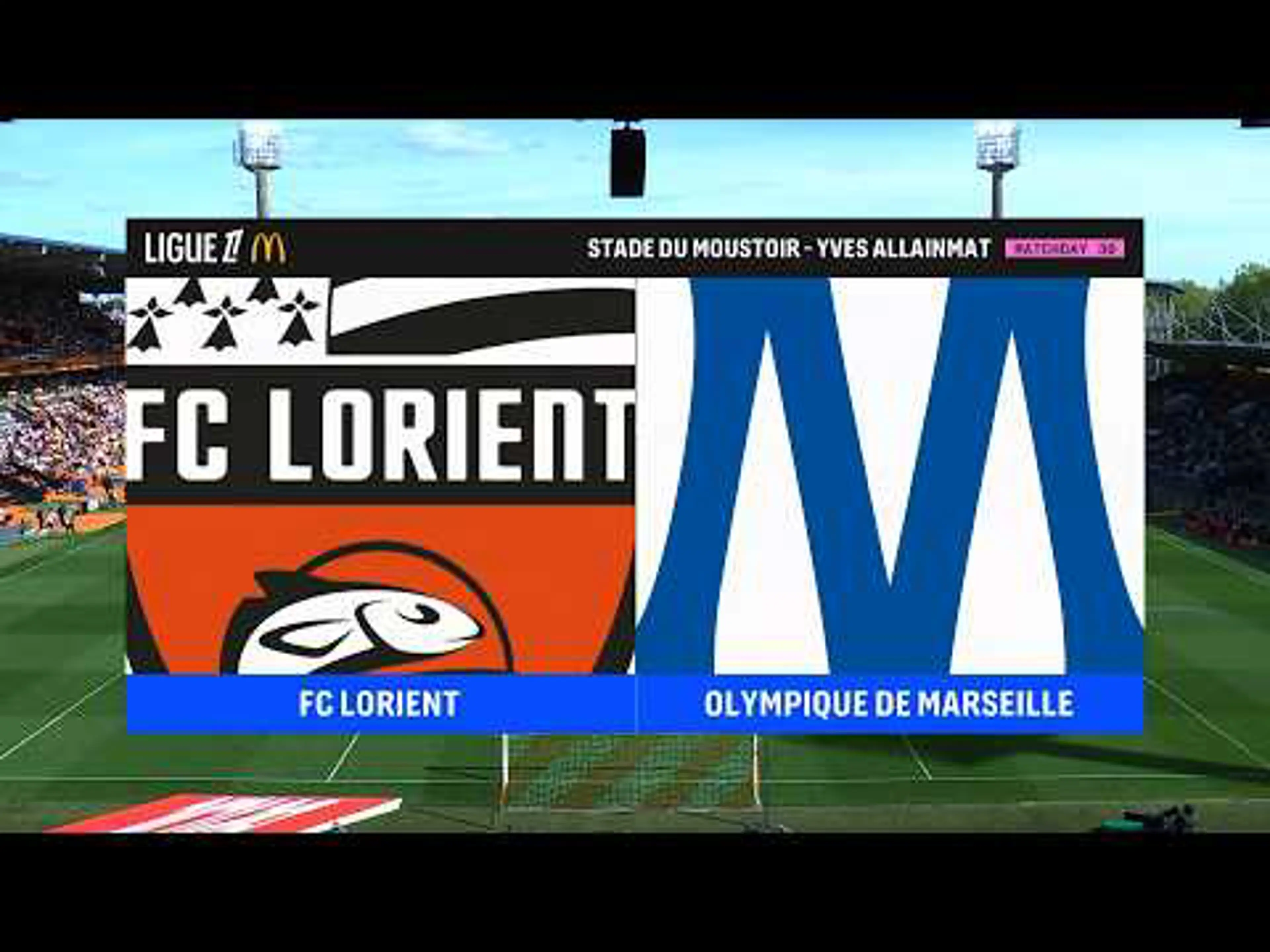 Lorient v Olympique Marseille | Match Highlights | French Ligue 1