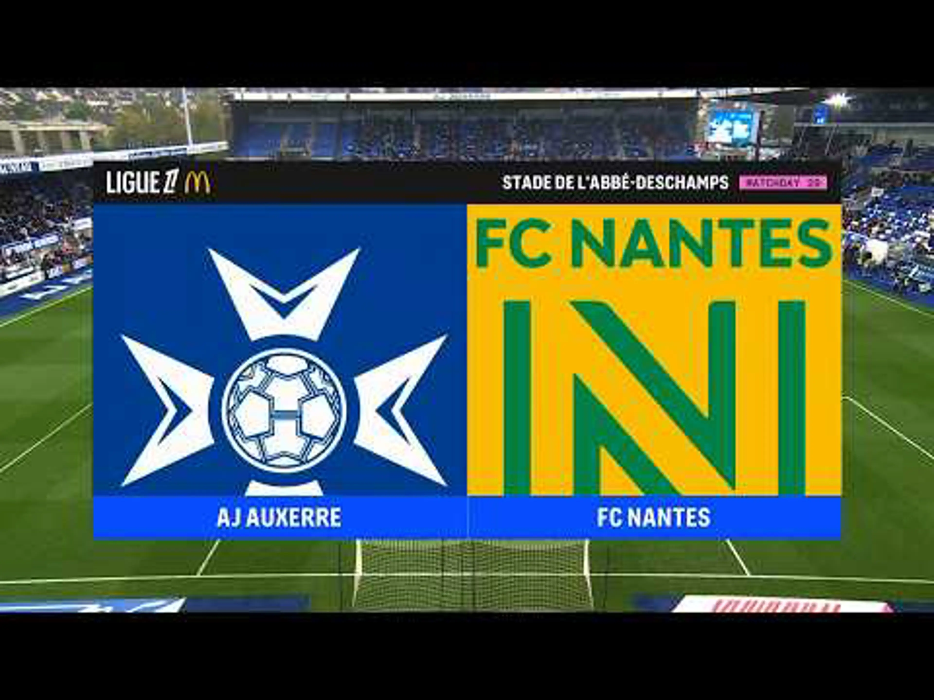Auxerre v Nantes | Match Highlights | French Ligue 1