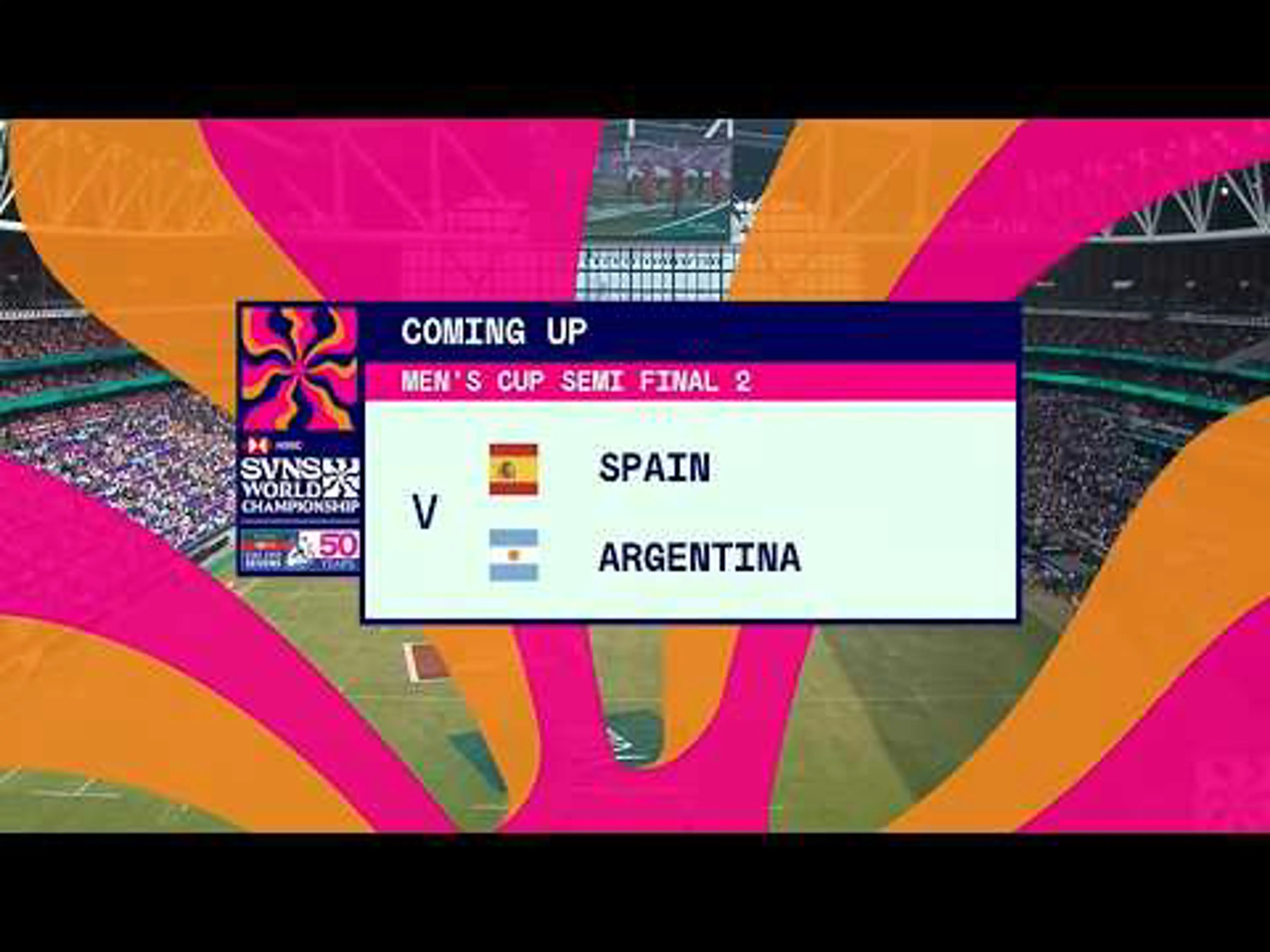 Spain v Argentina | Match Highlights | World Rugby HSBC Men's Sevens World Championship Hong Kong
