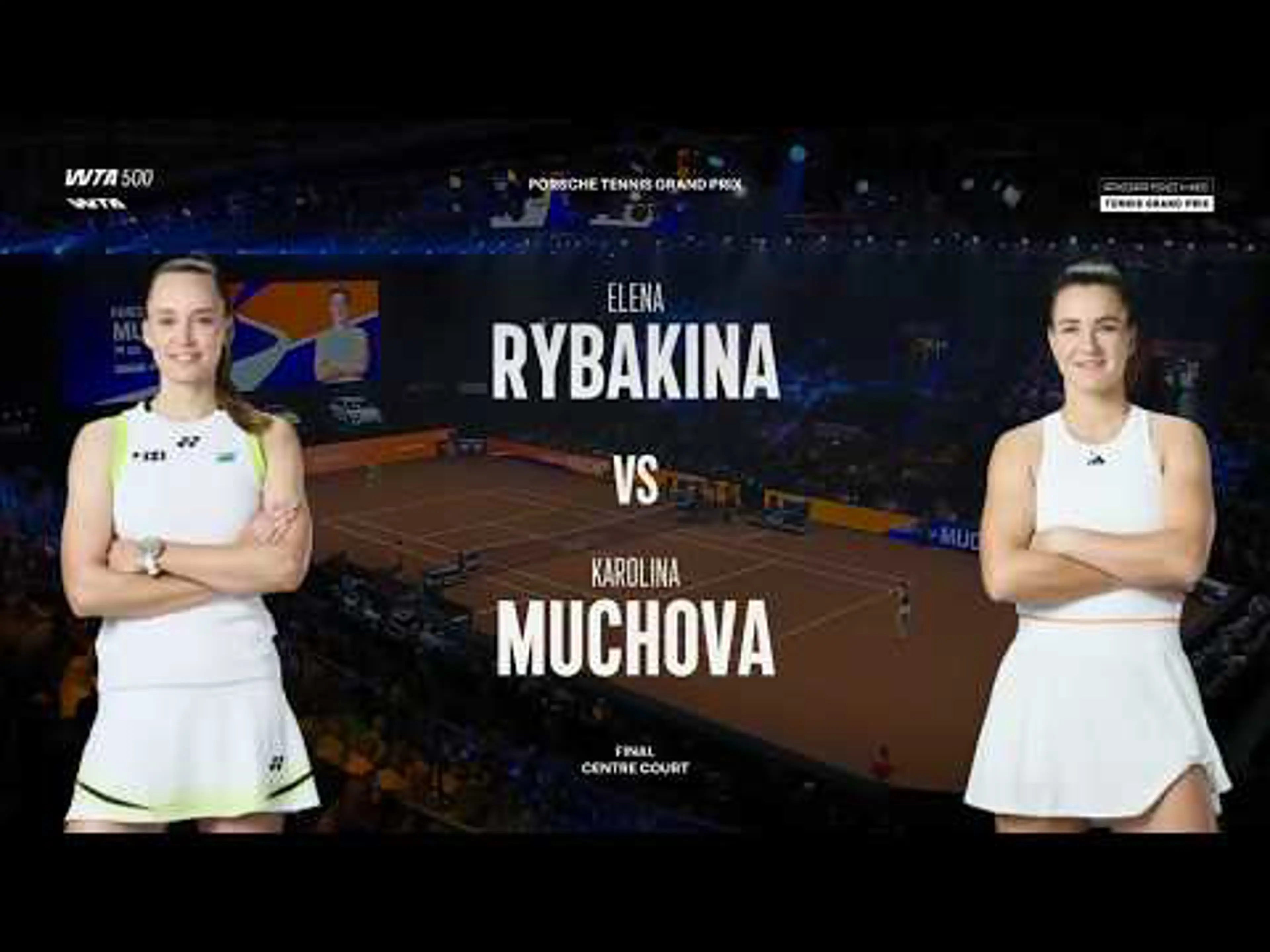 Elena Rybakina v Karolina Muchova  | Porsche Tennis Grand Prix | Final | Match Highlights | WTA 500