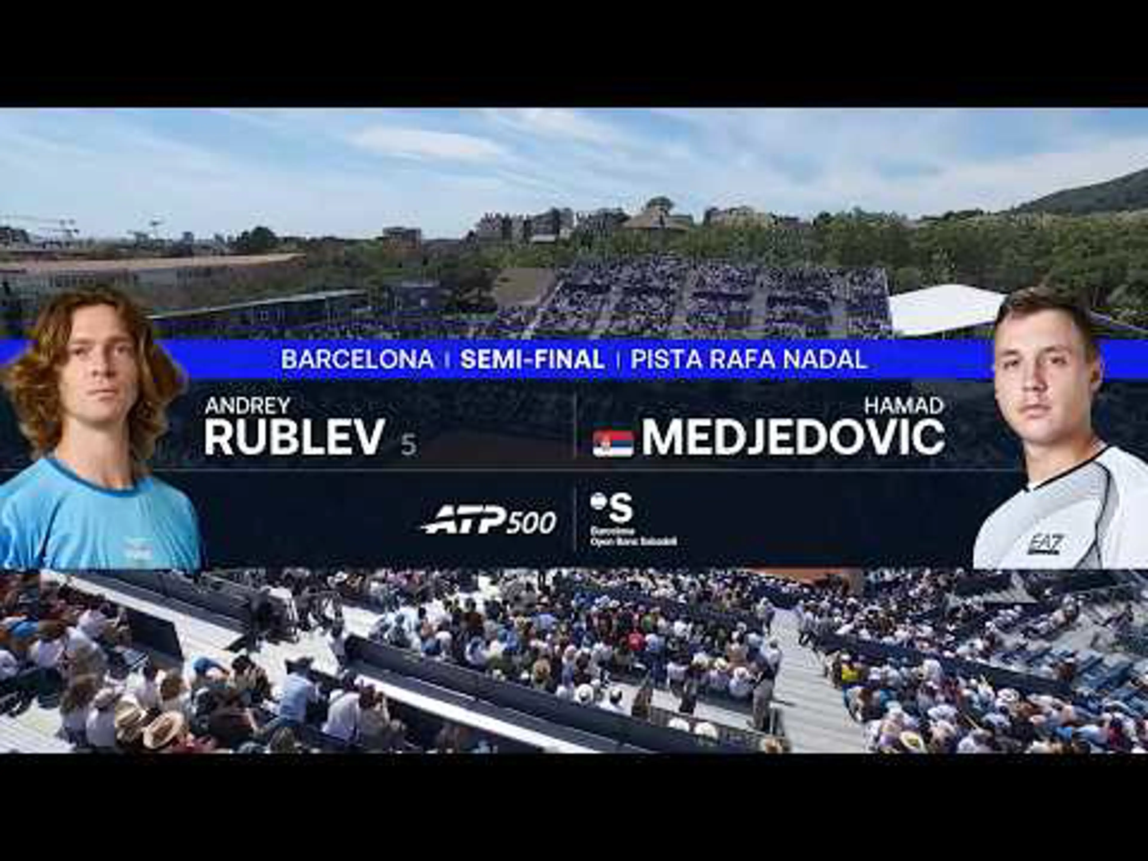Rublev v Medjedovic | SF 1 | Match Highlights | ATP World Tour 500
