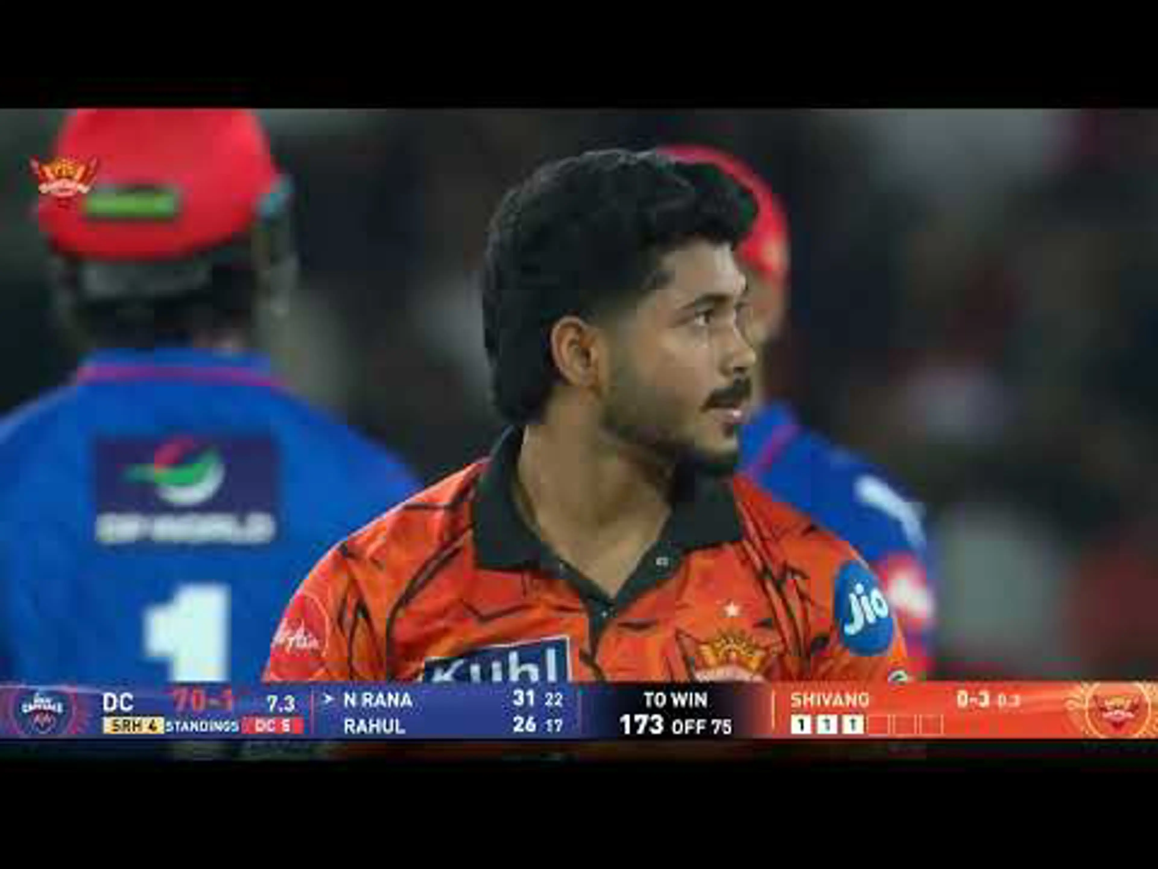 Nitish Rana 57 runs | Sunrisers v Delhi Capitals | Indian Premier League T20