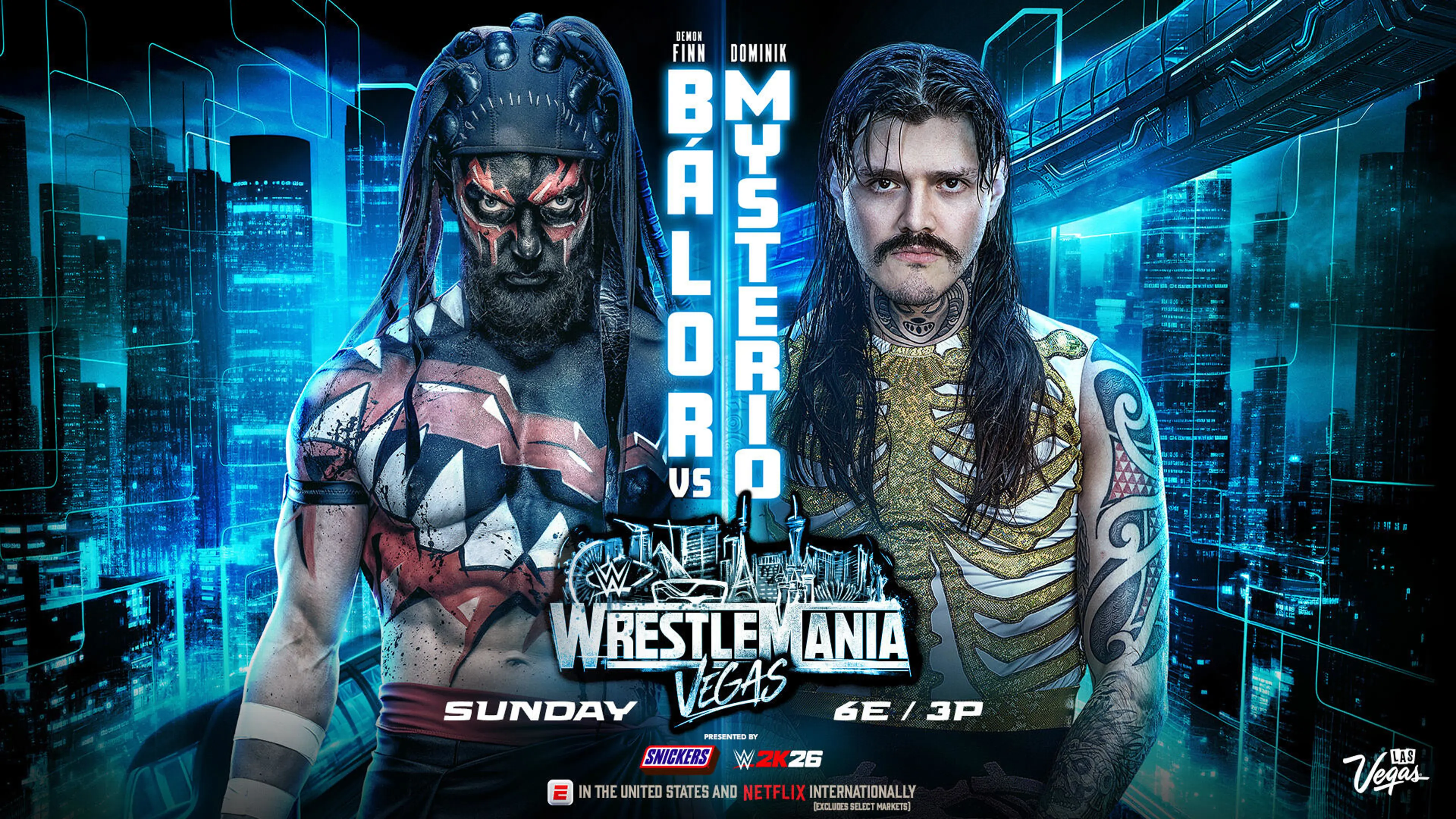 CAST OUT AND DANGEROUS: Bálor collides with Mysterio