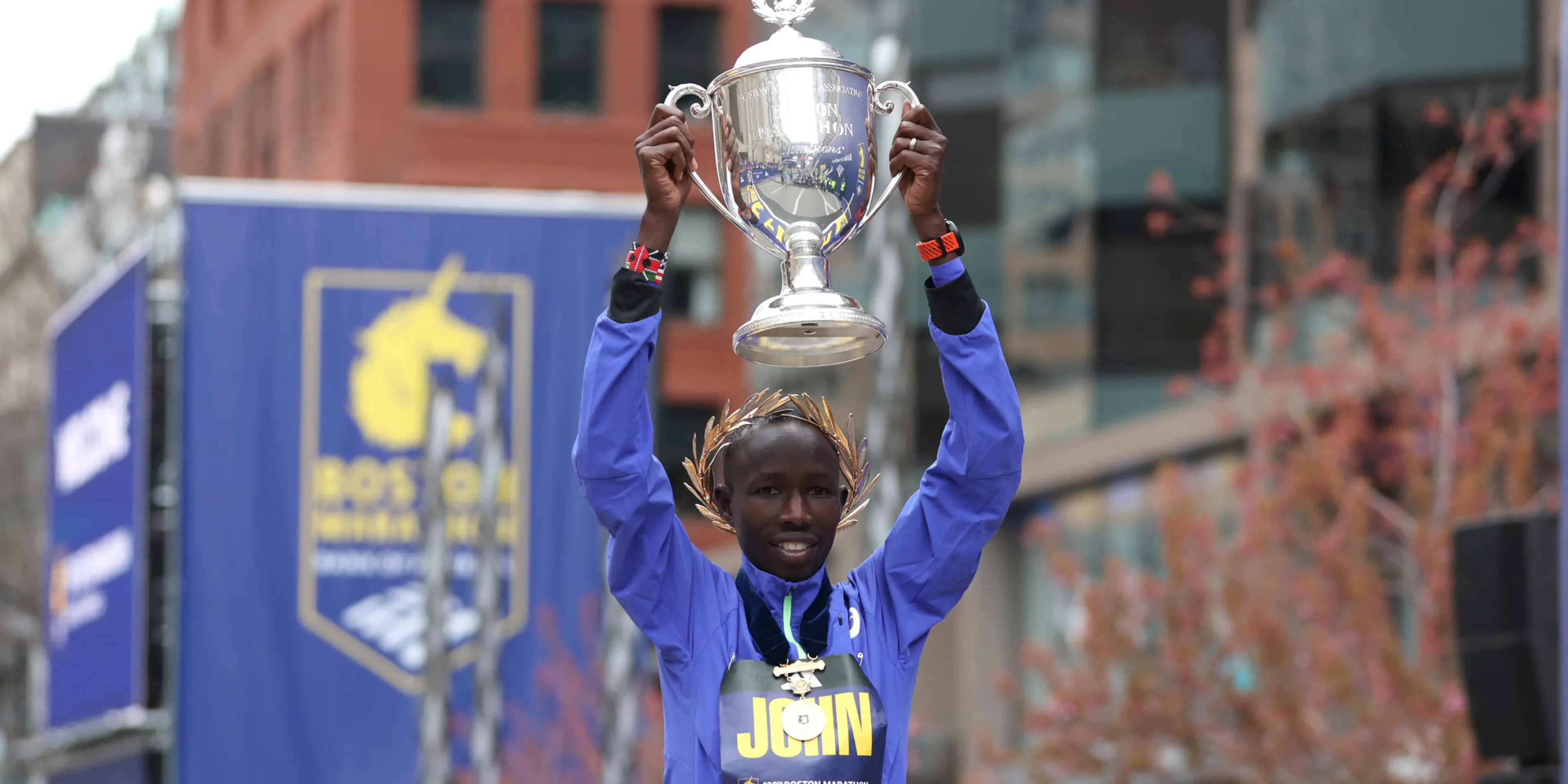 Kenyan double-double as Korir, Lokedi defend Boston Marathon crowns