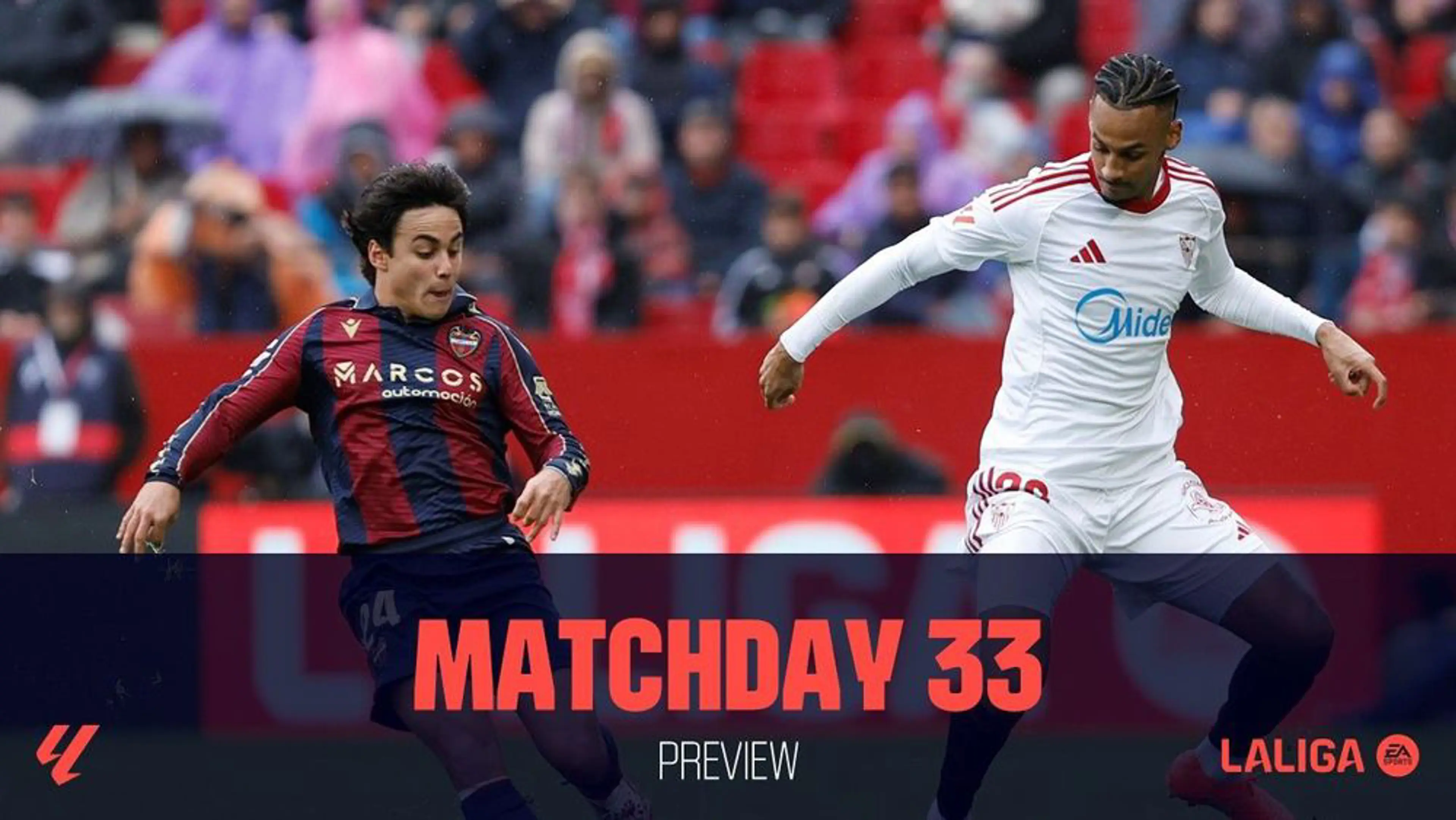 LaLiga EA SPORTS Matchday 33 preview: A midweek matchday with so much at stake