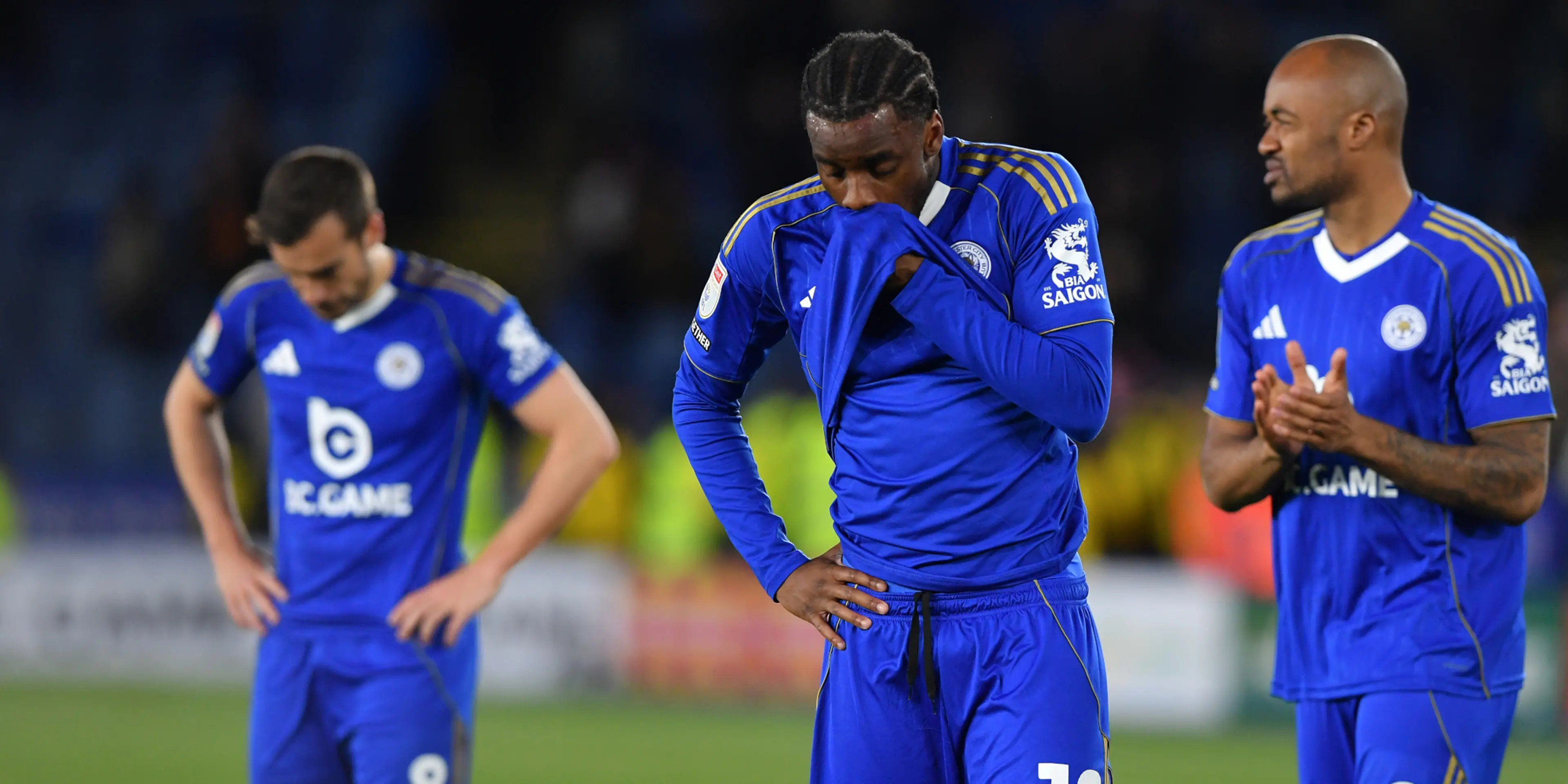 GOING DOWN: Former Premier League champs Leicester relegated to third tier