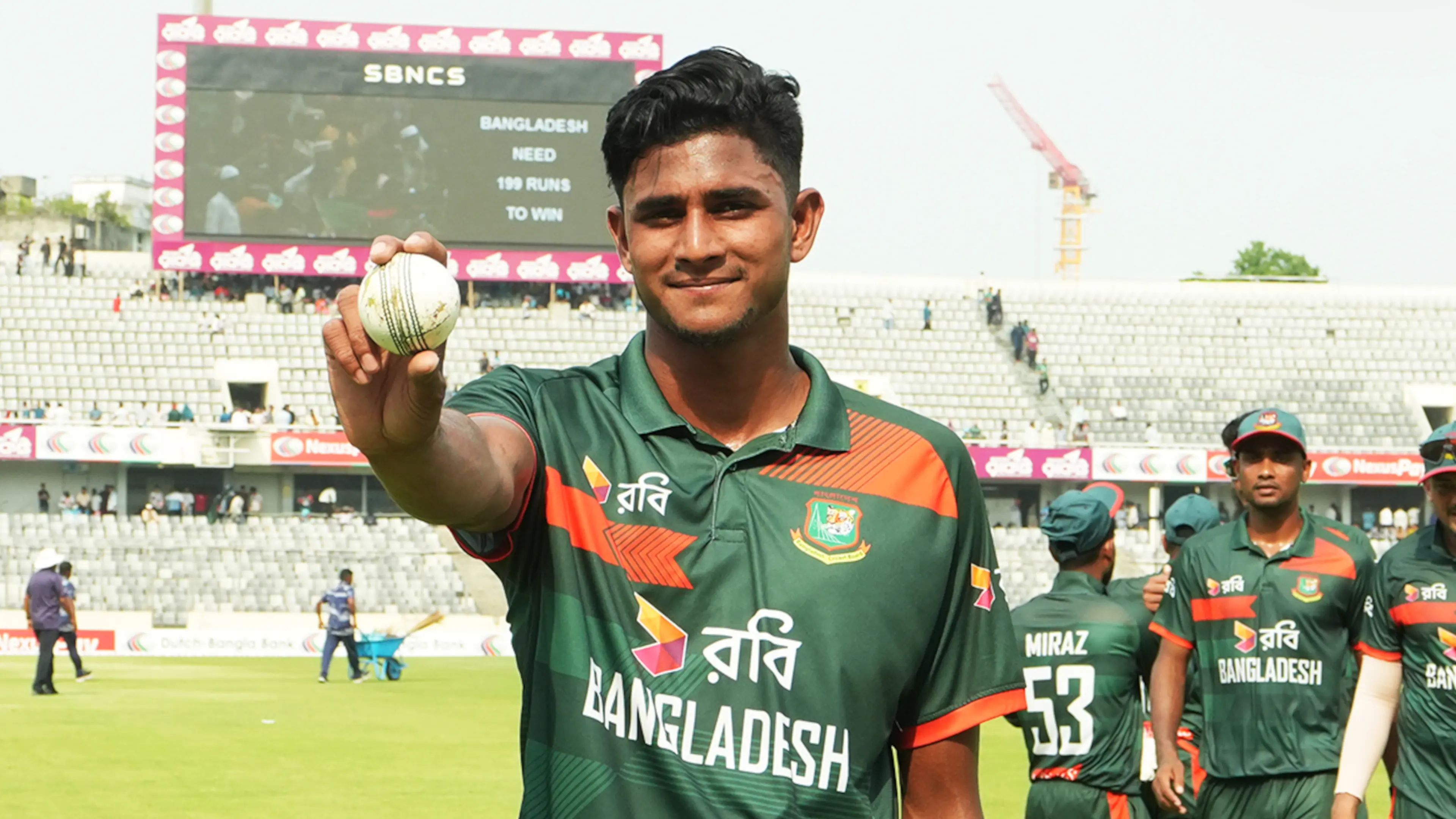 Rana stars as Bangladesh down New Zealand to level ODI series at 1-1