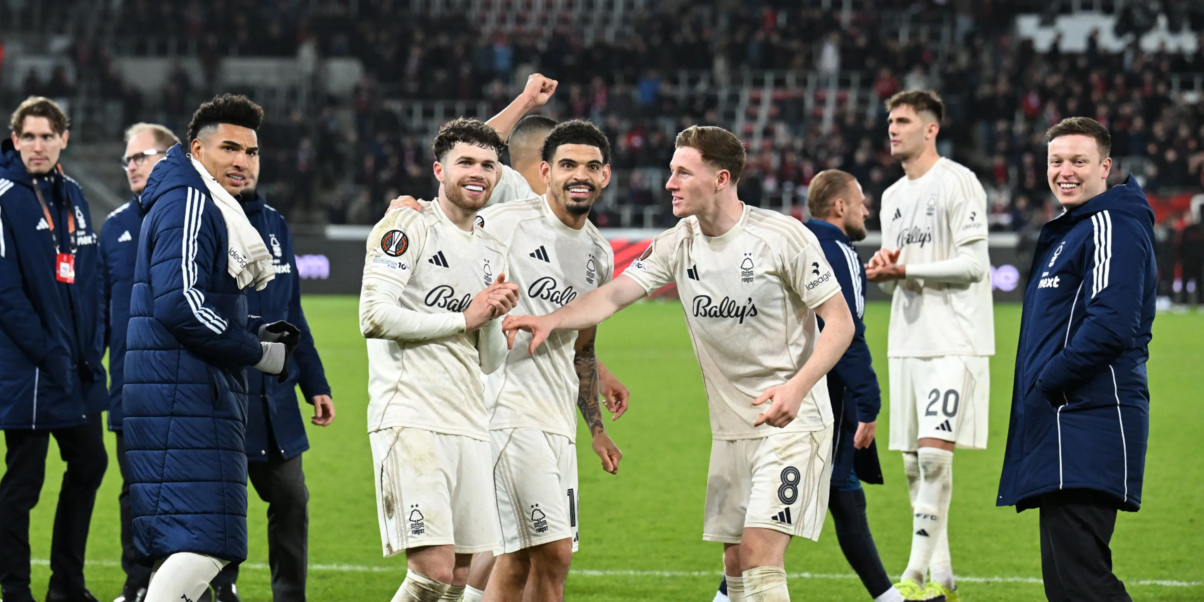 Forest survive shootout to reach Europa League quarters, Villa advance