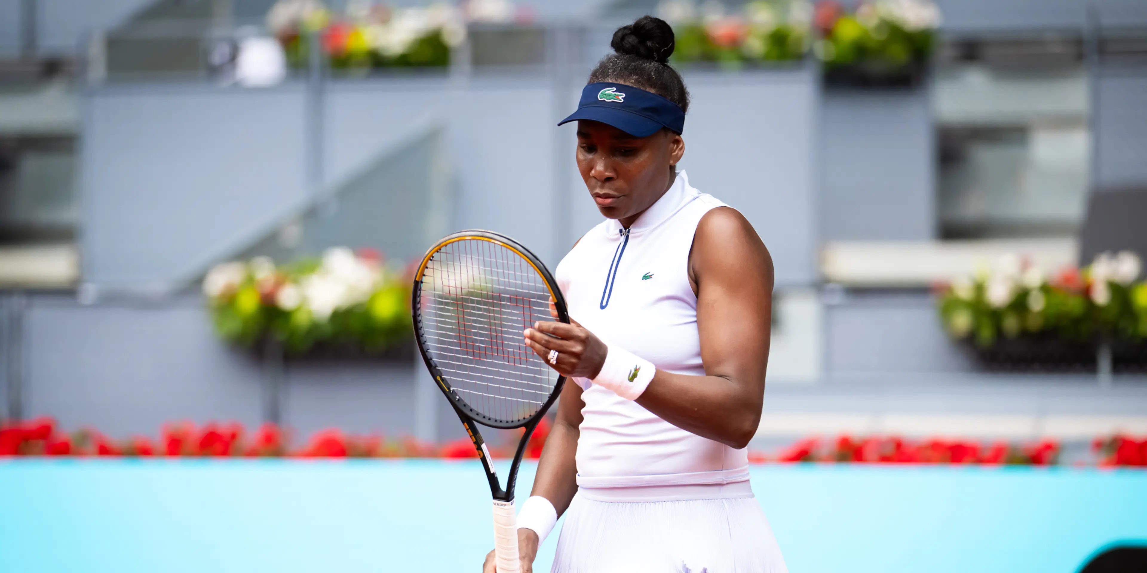 Venus Williams exits in first round of Madrid Open