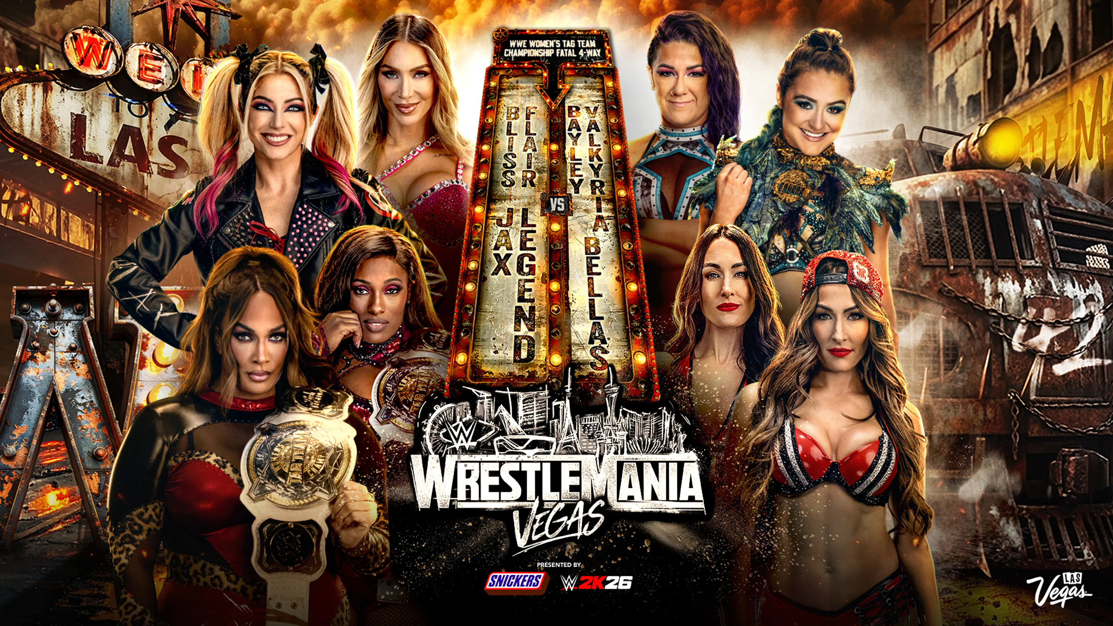 ALL BETS OFF: Women’s Tag Titles in fatal 4-way clash